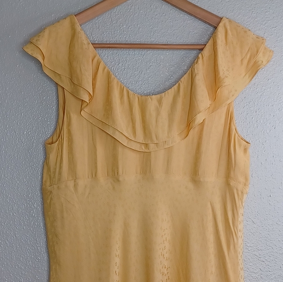 NWT HATCH The Emily Maternity Canary Floral Sz 2 Maxi Dress - Picture 8 of 16